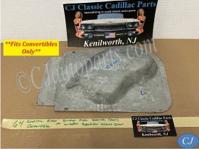 OEM 1961 1962 1963 1964 Cadillac Deville Eldorado Convertible Chevrolet Impala Convertible LEFT DRIVER SIDE REAR QUARTER WINDOW REGULATOR ACCESS PANEL COVER